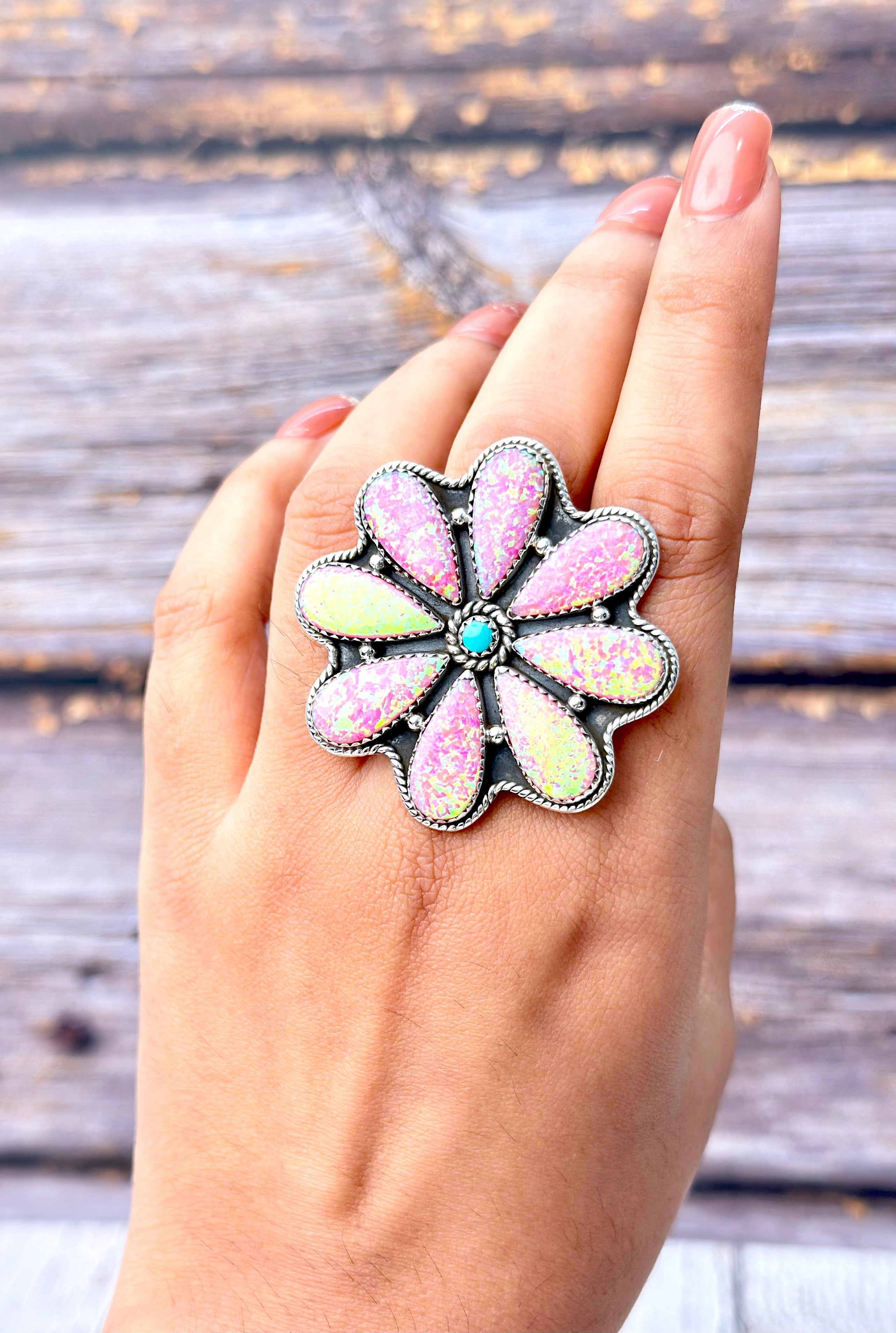 Ultimate Opal Blooming Ring-Rings-Krush Kandy, Women's Online Fashion Boutique Located in Phoenix, Arizona (Scottsdale Area)