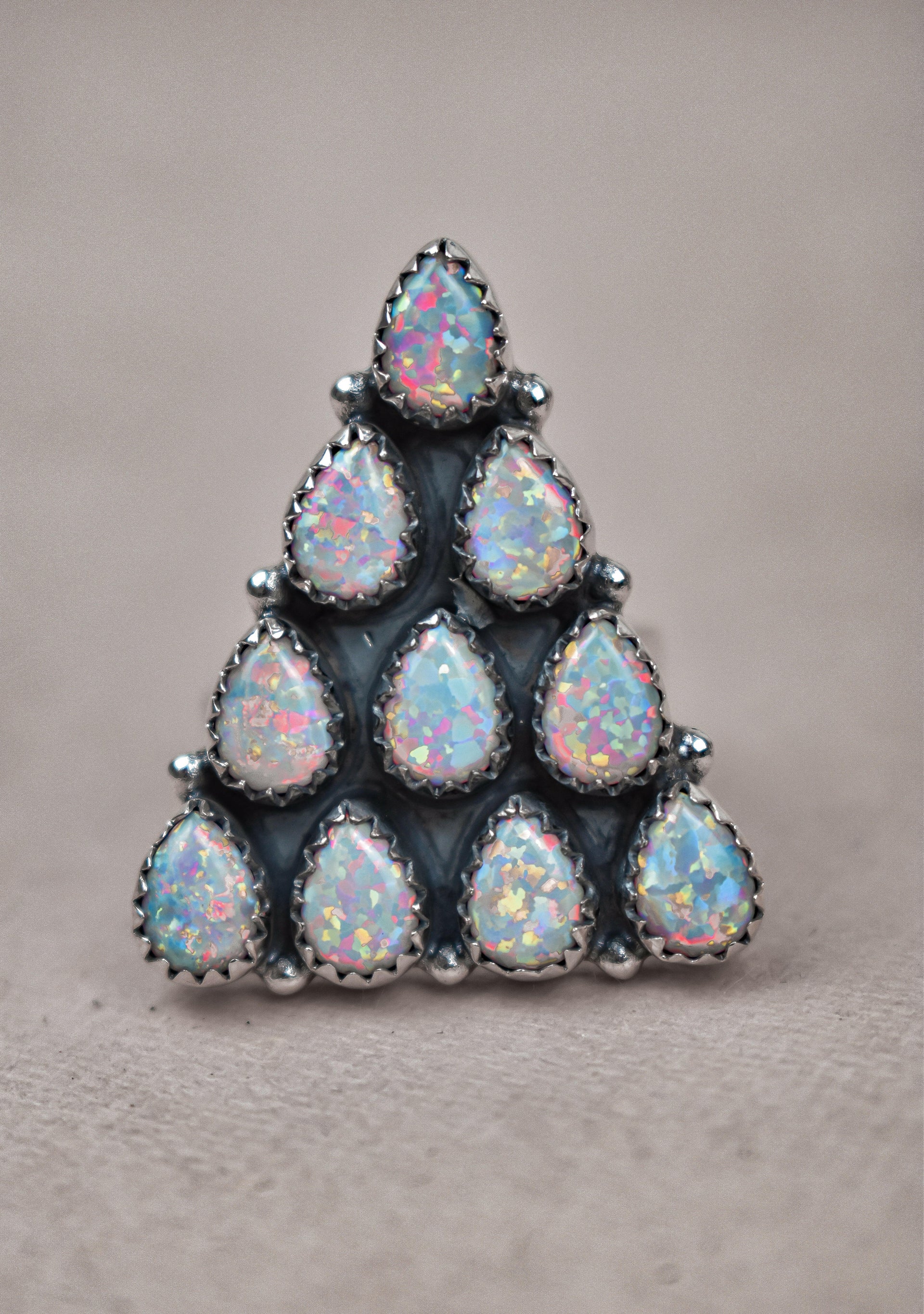 Pyramid Prism Gemstone Ring-Cluster Rings-Krush Kandy, Women's Online Fashion Boutique Located in Phoenix, Arizona (Scottsdale Area)