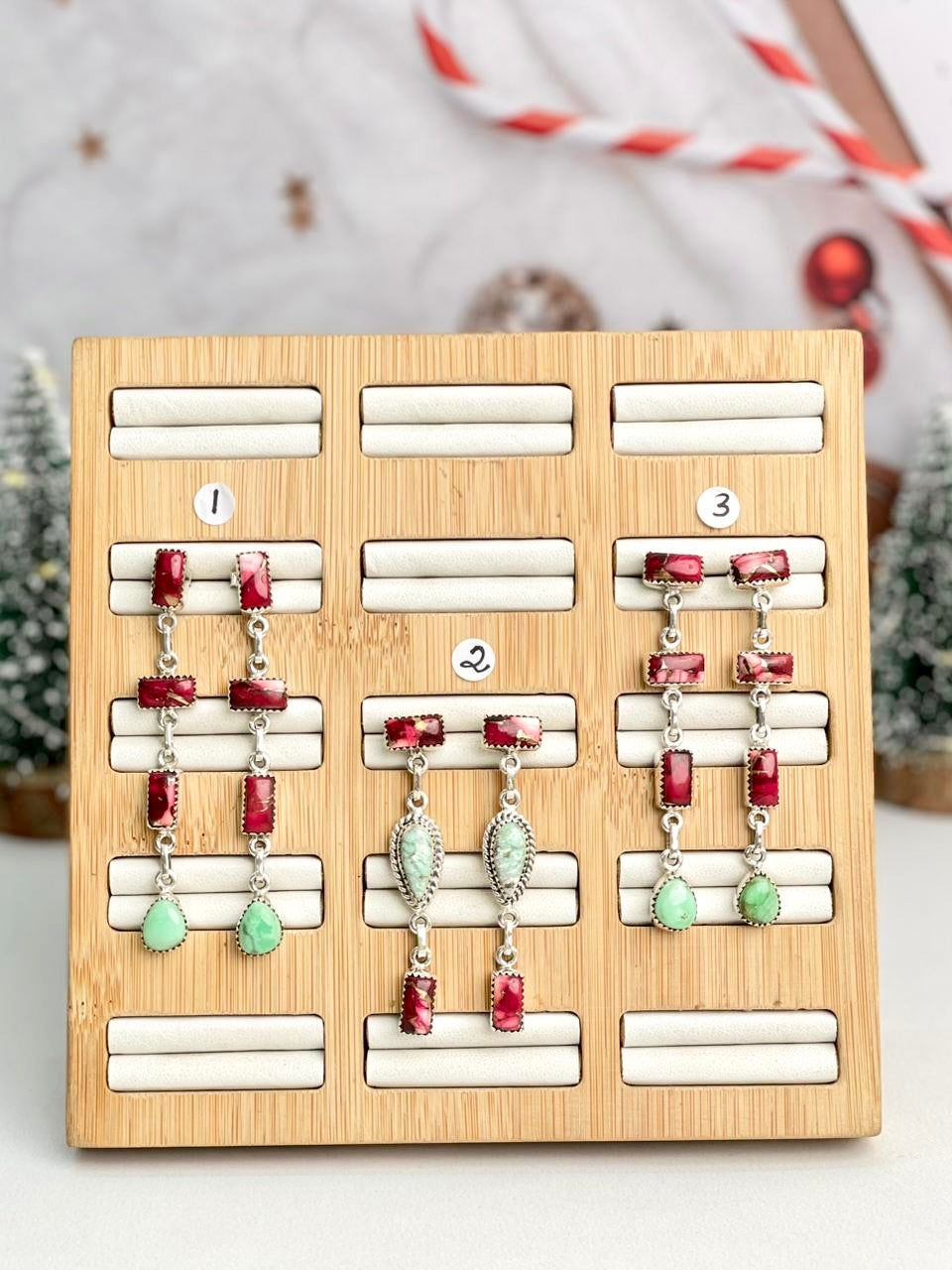 One Of A Kind Dahlia Studs-Earrings-Krush Kandy, Women's Online Fashion Boutique Located in Phoenix, Arizona (Scottsdale Area)