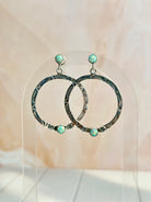 Boho Hoops Opal Earrings-Earrings-Krush Kandy, Women's Online Fashion Boutique Located in Phoenix, Arizona (Scottsdale Area)