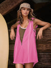 Half Zipped Hooded Sleeveless Romper-Krush Kandy, Women's Online Fashion Boutique Located in Phoenix, Arizona (Scottsdale Area)