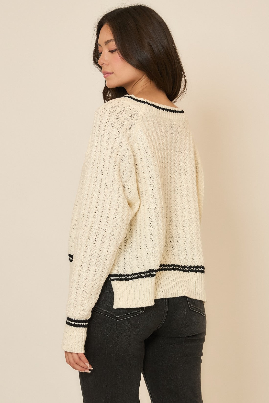 Soft Cable Knit Oversize Sweater-Sweaters-Krush Kandy, Women's Online Fashion Boutique Located in Phoenix, Arizona (Scottsdale Area)