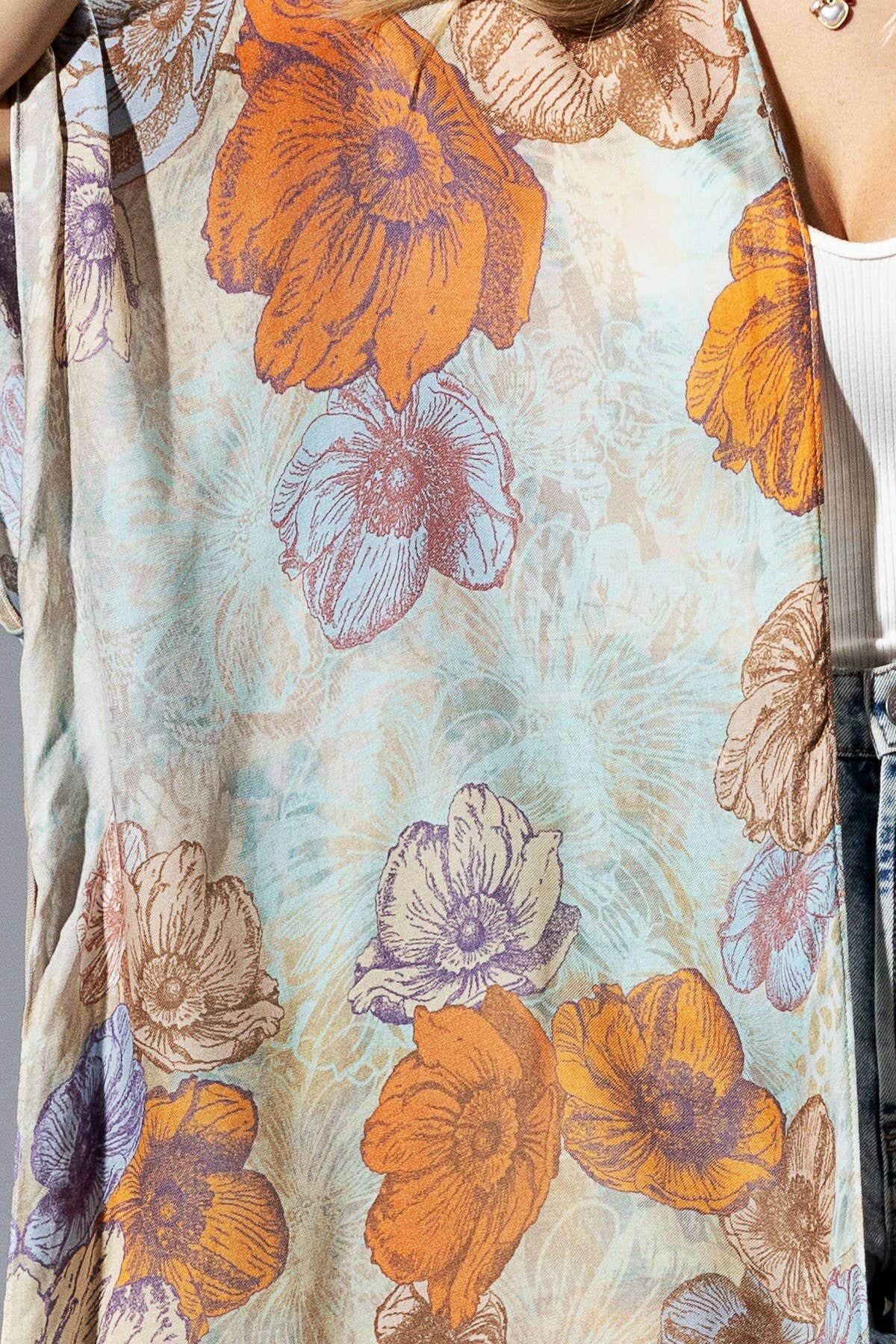 Blooming Field Kimono-Kimono-Krush Kandy, Women's Online Fashion Boutique Located in Phoenix, Arizona (Scottsdale Area)