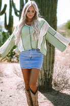 Stylish Striped V-Neck Knit Top-Tops-Krush Kandy, Women's Online Fashion Boutique Located in Phoenix, Arizona (Scottsdale Area)