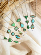 Australian Turquoise & Varascite Lariat Necklace Sno 32-Necklaces-Krush Kandy, Women's Online Fashion Boutique Located in Phoenix, Arizona (Scottsdale Area)