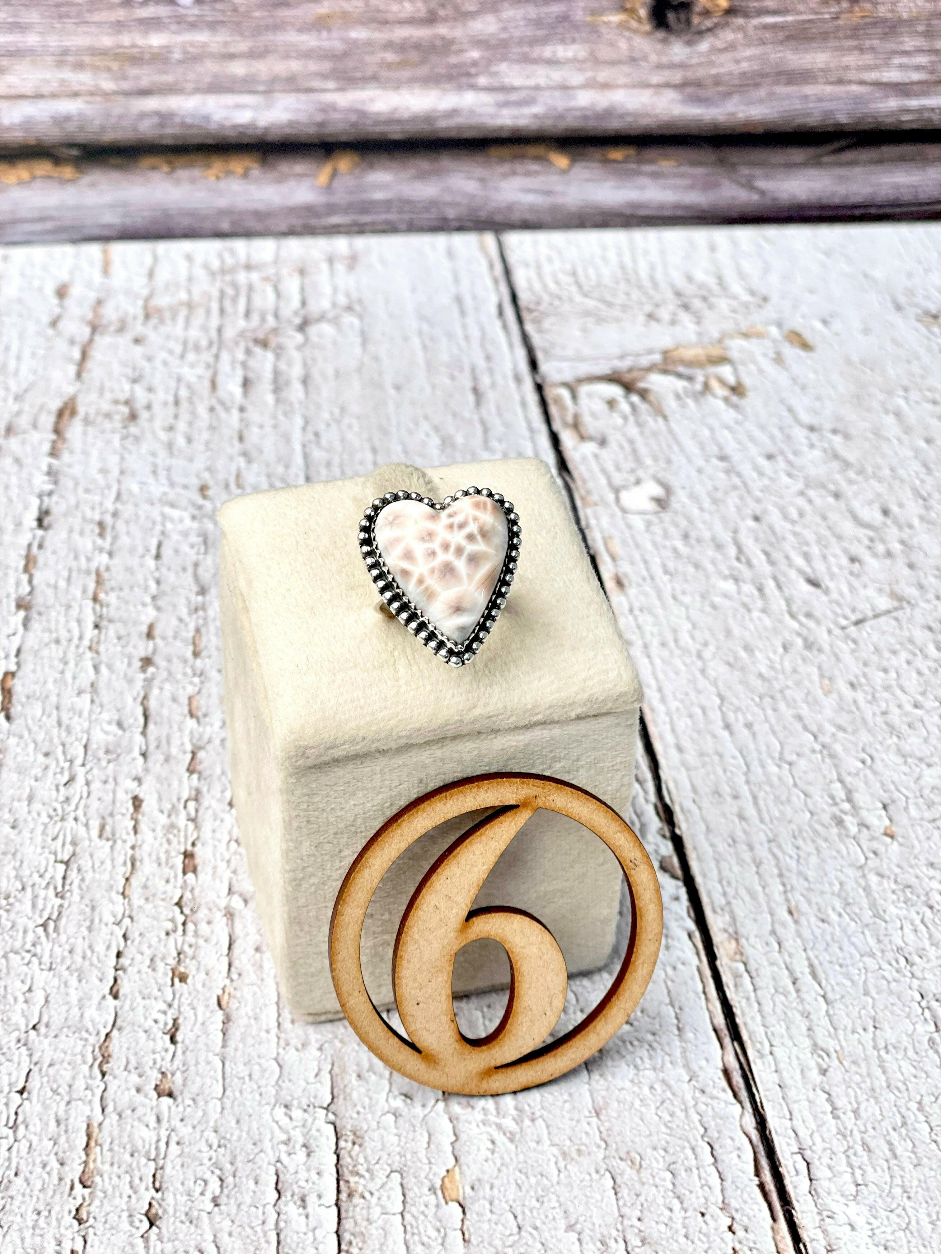 One Of A Kind Pink Larimar Slab Rings-Ring Sizers-Krush Kandy, Women's Online Fashion Boutique Located in Phoenix, Arizona (Scottsdale Area)