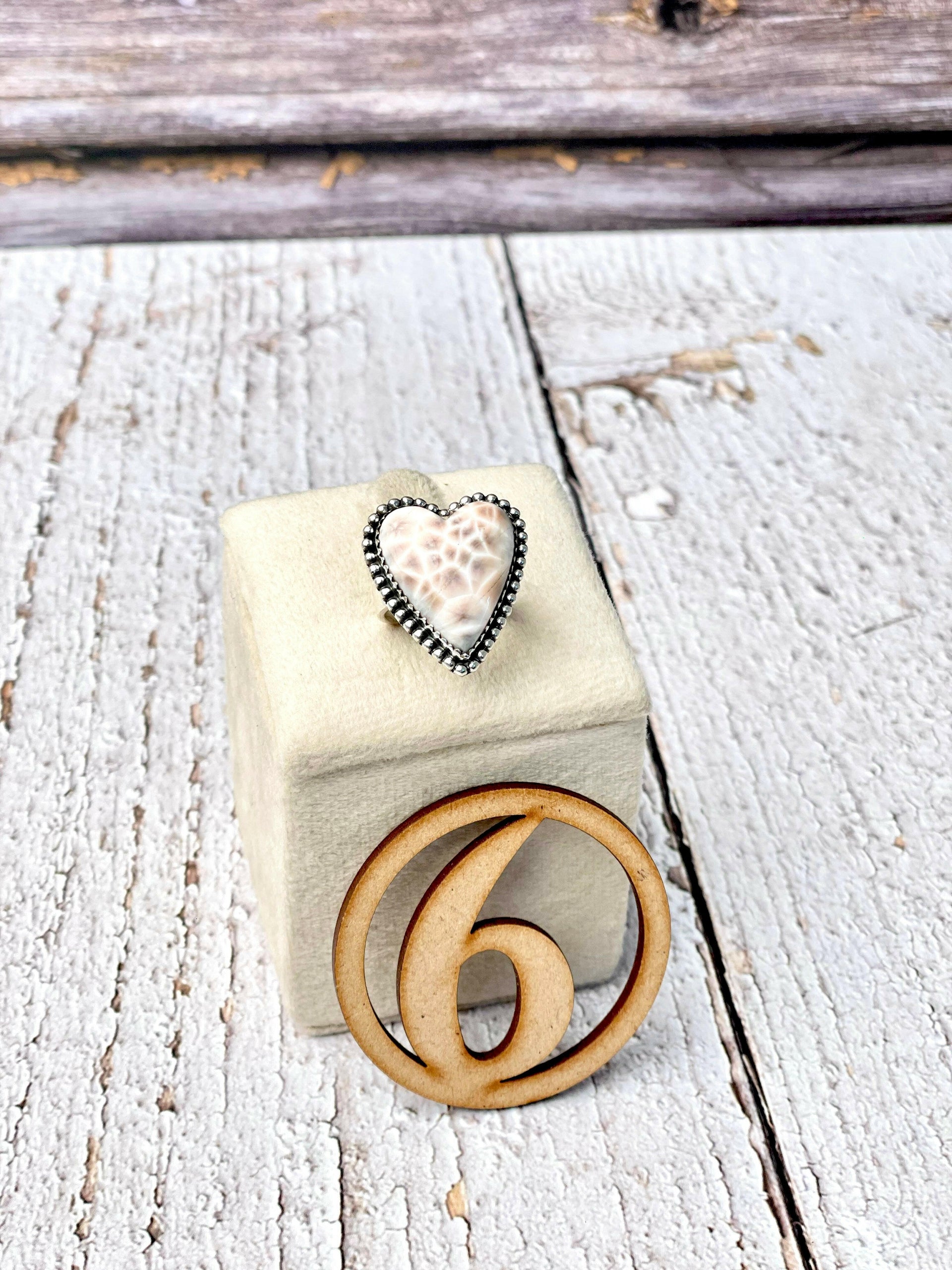 One Of A Kind Pink Larimar Slab Rings-Ring Sizers-Krush Kandy, Women's Online Fashion Boutique Located in Phoenix, Arizona (Scottsdale Area)