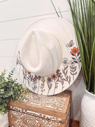 Floral Print Hat-Hats-Krush Kandy, Women's Online Fashion Boutique Located in Phoenix, Arizona (Scottsdale Area)
