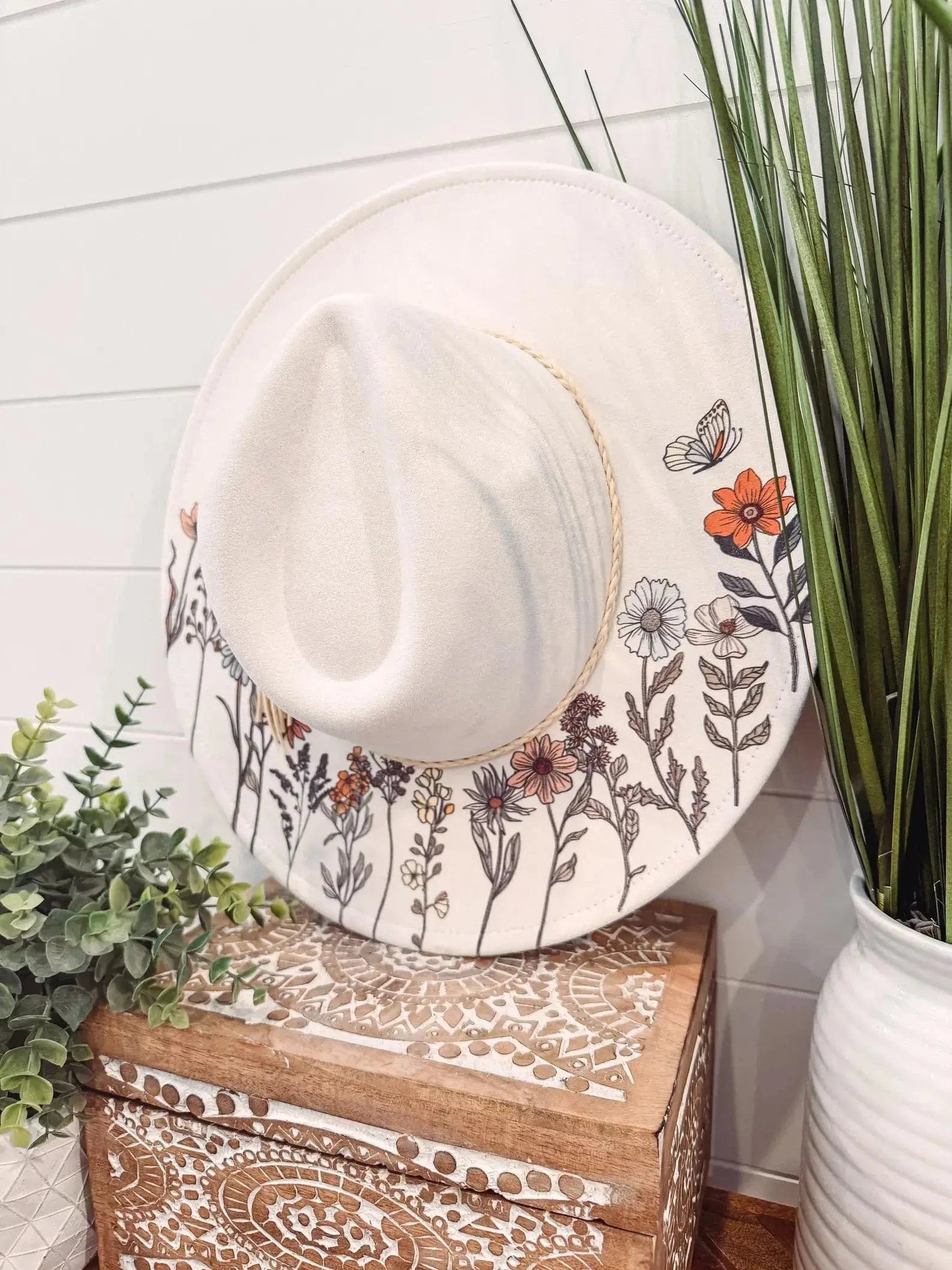 Floral Print Hat-Hats-Krush Kandy, Women's Online Fashion Boutique Located in Phoenix, Arizona (Scottsdale Area)