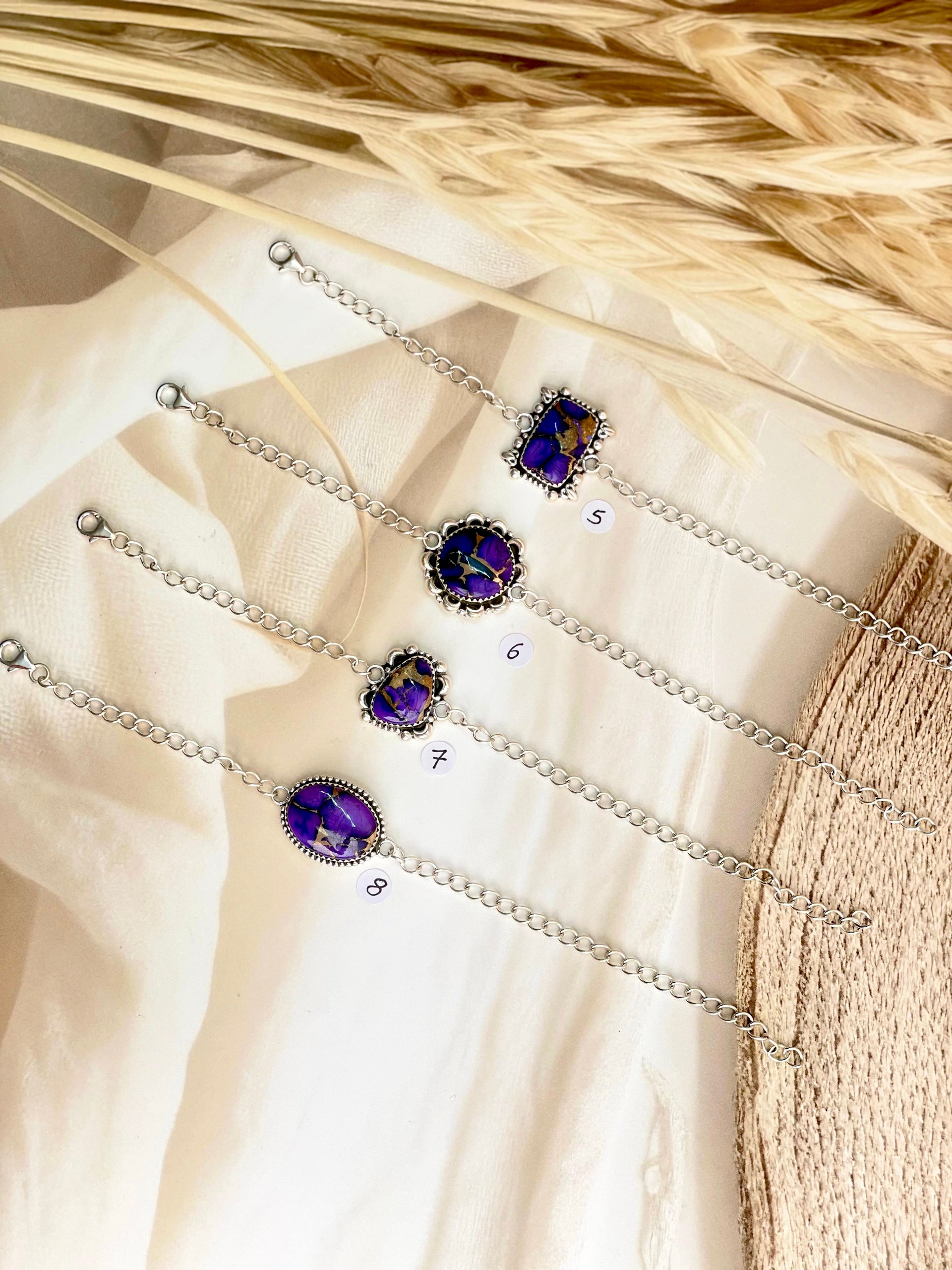 Cutest Dahlia Boho Slab Bracelets-Bracelets-Krush Kandy, Women's Online Fashion Boutique Located in Phoenix, Arizona (Scottsdale Area)