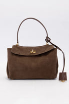 Genuine Suede Turn-Lock Satchel-handbags-Krush Kandy, Women's Online Fashion Boutique Located in Phoenix, Arizona (Scottsdale Area)