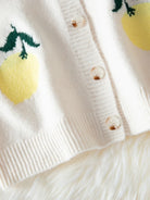 Lemon Button-Up Long Sleeve Cardigan-Tops-Krush Kandy, Women's Online Fashion Boutique Located in Phoenix, Arizona (Scottsdale Area)