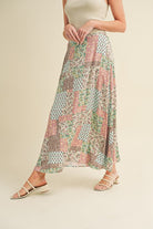 Boho Patchwork Maxi Skirt-Skirts-Krush Kandy, Women's Online Fashion Boutique Located in Phoenix, Arizona (Scottsdale Area)