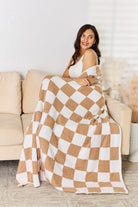 Cuddley Checkered Decorative Throw Blanket-Krush Kandy, Women's Online Fashion Boutique Located in Phoenix, Arizona (Scottsdale Area)