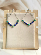 Boho Chain Heart Dangle Earrings-Earrings-Krush Kandy, Women's Online Fashion Boutique Located in Phoenix, Arizona (Scottsdale Area)