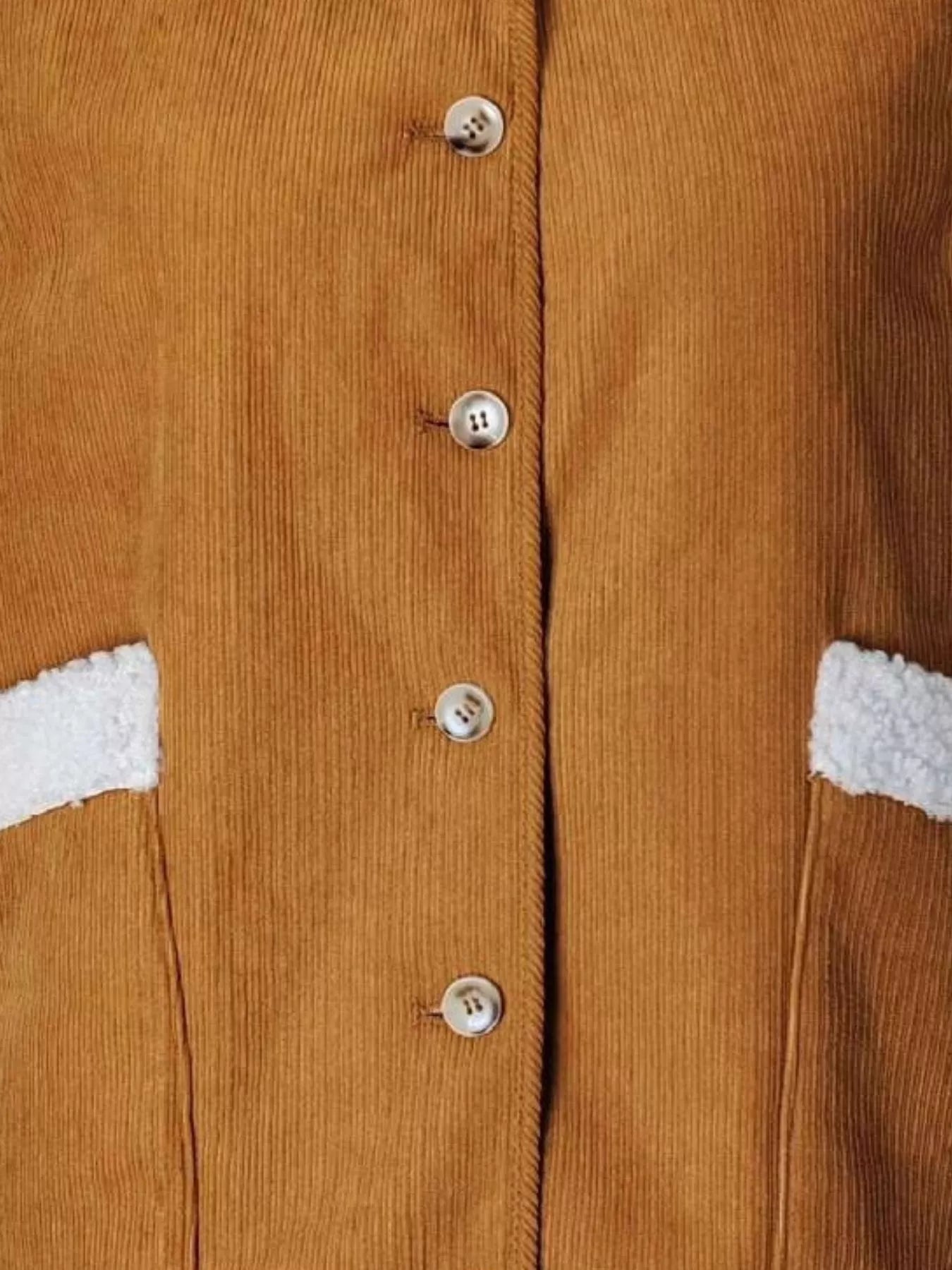 Button Up Sherpa Vest Coat-Vests-Krush Kandy, Women's Online Fashion Boutique Located in Phoenix, Arizona (Scottsdale Area)