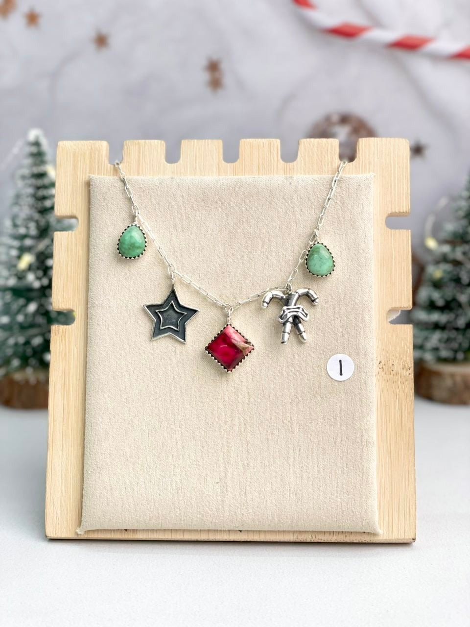 Holiday Charm Necklaces-Necklaces-Krush Kandy, Women's Online Fashion Boutique Located in Phoenix, Arizona (Scottsdale Area)