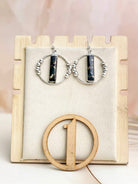 Boho Bar Balls Hoops-Earrings-Krush Kandy, Women's Online Fashion Boutique Located in Phoenix, Arizona (Scottsdale Area)