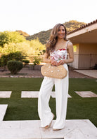 Pearl Detail Straw Clutch-Purses & Bags-Krush Kandy, Women's Online Fashion Boutique Located in Phoenix, Arizona (Scottsdale Area)