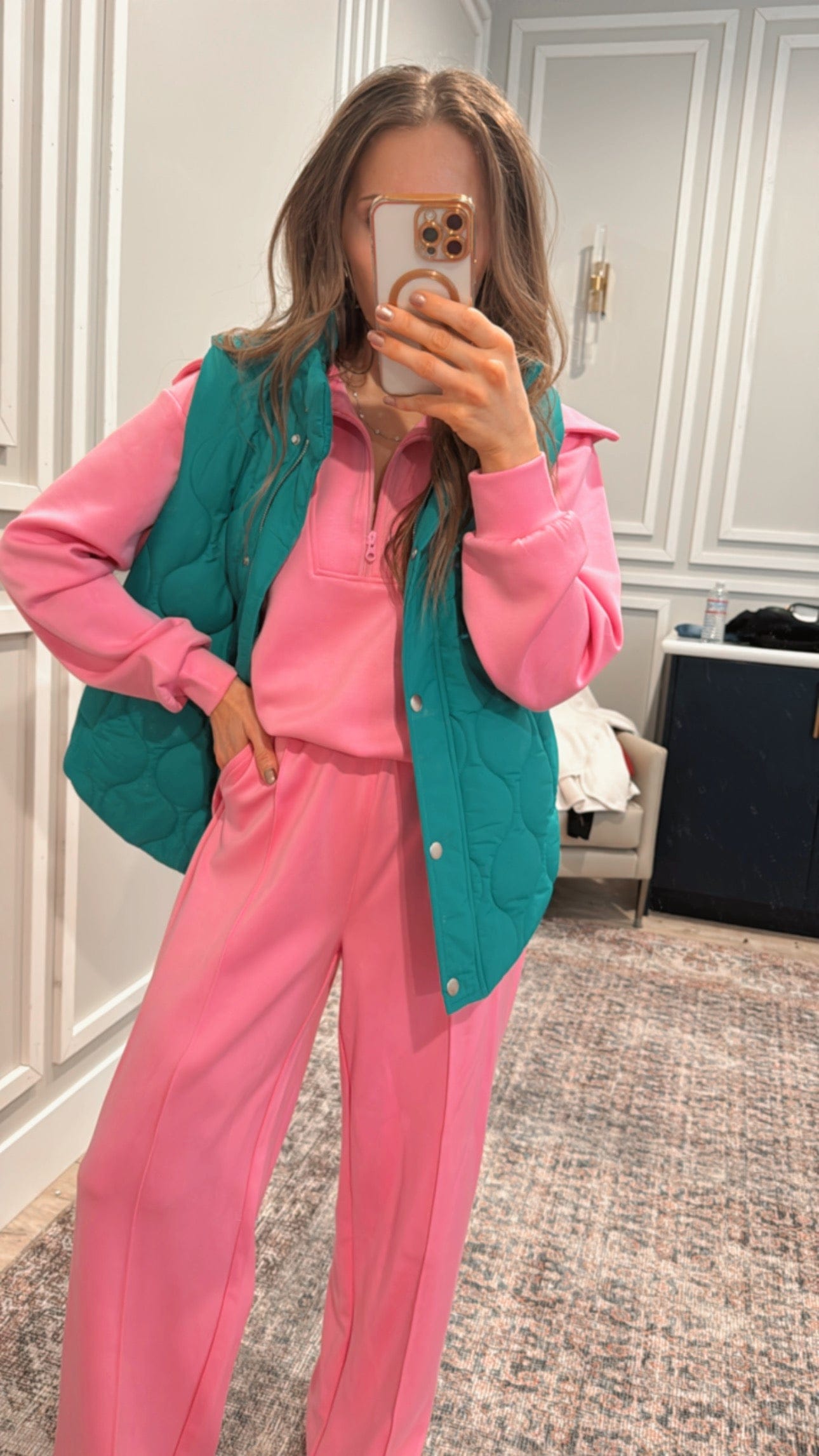 Lux Quilted Puffer Vest-Jackets-Krush Kandy, Women's Online Fashion Boutique Located in Phoenix, Arizona (Scottsdale Area)