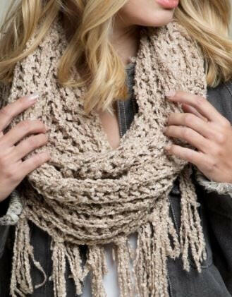 Net Infinity Scarf-Scarves-Krush Kandy, Women's Online Fashion Boutique Located in Phoenix, Arizona (Scottsdale Area)