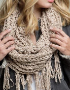 Net Infinity Scarf-Scarves-Krush Kandy, Women's Online Fashion Boutique Located in Phoenix, Arizona (Scottsdale Area)