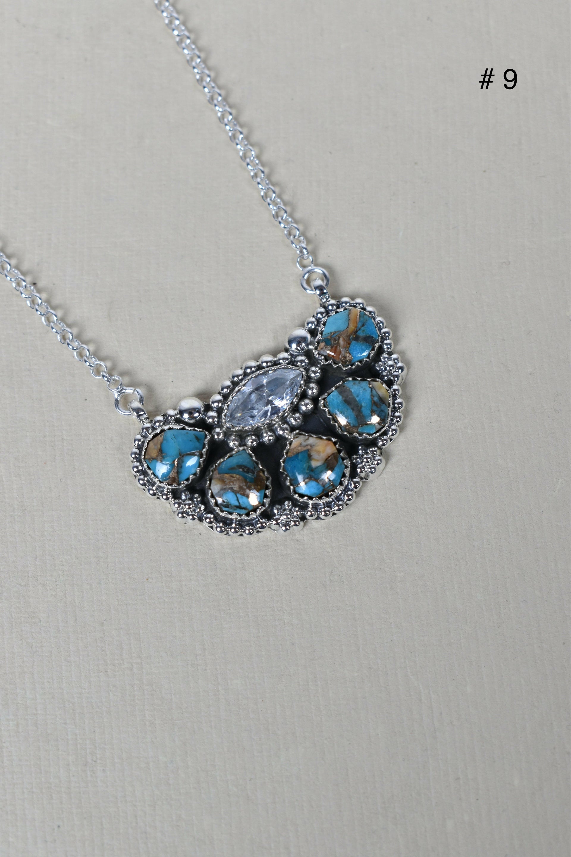 Paw Pad CZ & Stone Necklace-Pendant Necklaces-Krush Kandy, Women's Online Fashion Boutique Located in Phoenix, Arizona (Scottsdale Area)