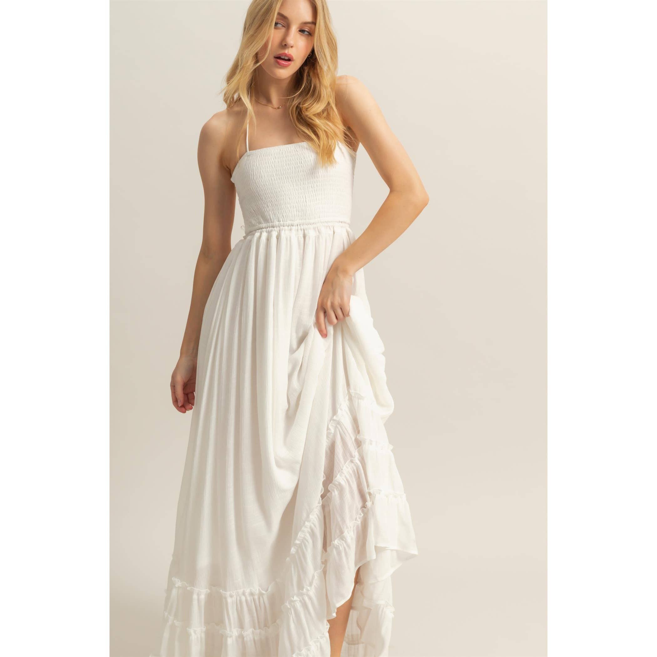 Twirl Away Tiered Maxi Dress-Dresses-Krush Kandy, Women's Online Fashion Boutique Located in Phoenix, Arizona (Scottsdale Area)