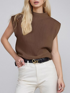 Lunet Sleeveless Sweater-Tops-Krush Kandy, Women's Online Fashion Boutique Located in Phoenix, Arizona (Scottsdale Area)