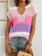 Color Block Knit Top-Krush Kandy, Women's Online Fashion Boutique Located in Phoenix, Arizona (Scottsdale Area)