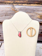 Thulite Slab Necklaces-Necklaces-Krush Kandy, Women's Online Fashion Boutique Located in Phoenix, Arizona (Scottsdale Area)