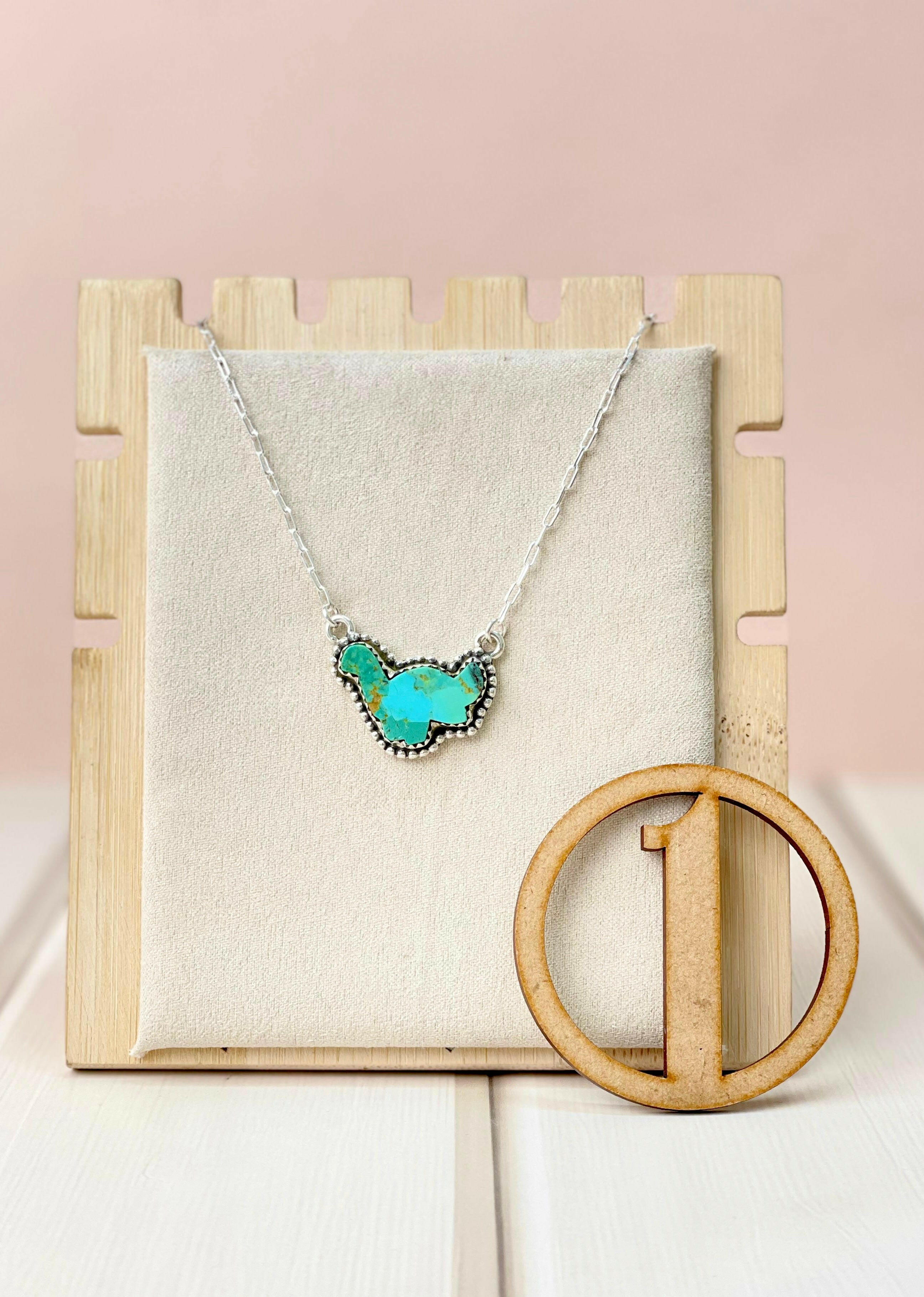 Dainty Dino in the Wild Chain Pendant-Pendant Necklaces-Krush Kandy, Women's Online Fashion Boutique Located in Phoenix, Arizona (Scottsdale Area)