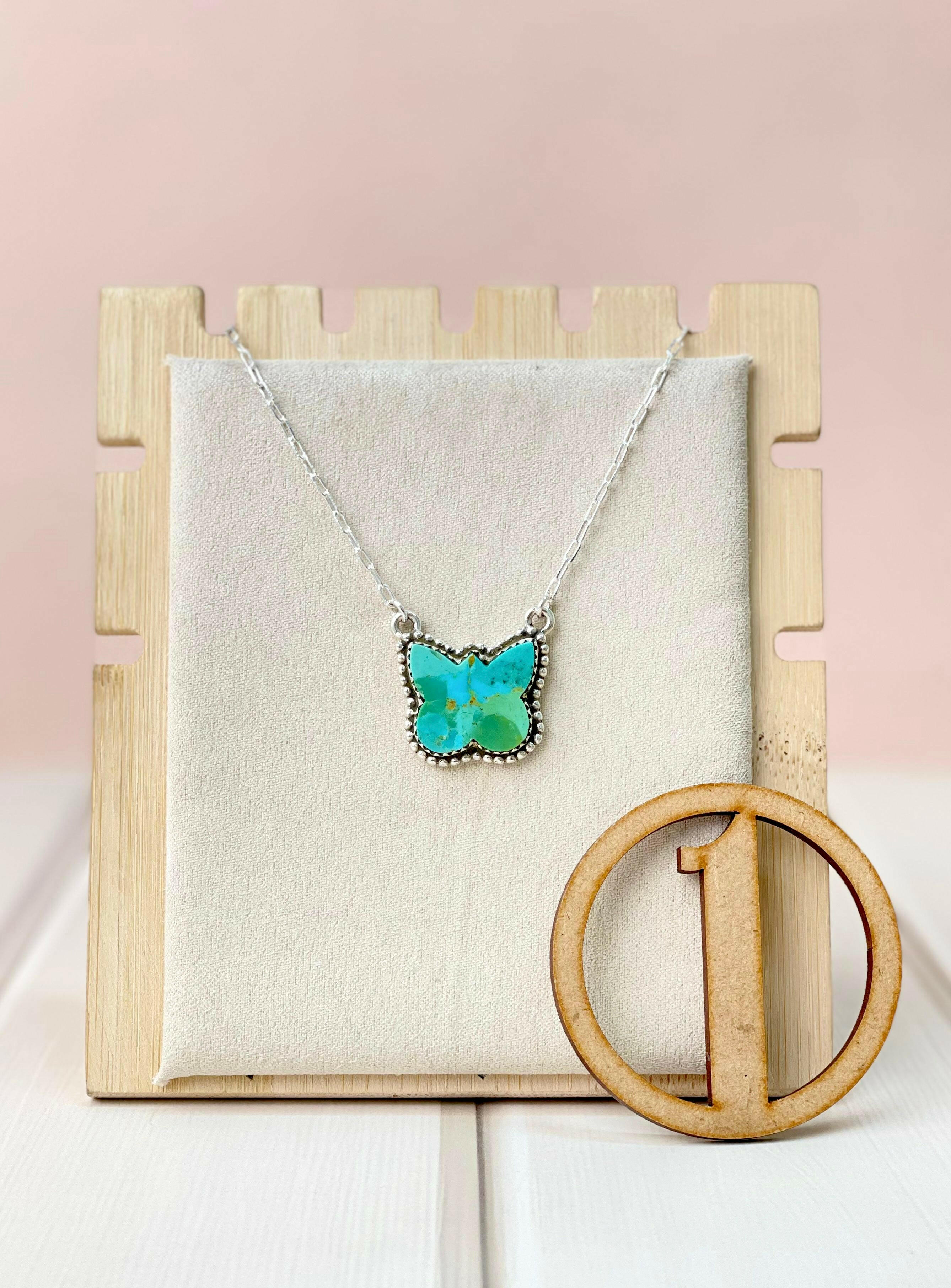 Southwest Butterfly in Wild Chain Pendants-Pendant Necklaces-Krush Kandy, Women's Online Fashion Boutique Located in Phoenix, Arizona (Scottsdale Area)