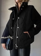 Lux Quilted Puffer Vest-Jackets-Krush Kandy, Women's Online Fashion Boutique Located in Phoenix, Arizona (Scottsdale Area)