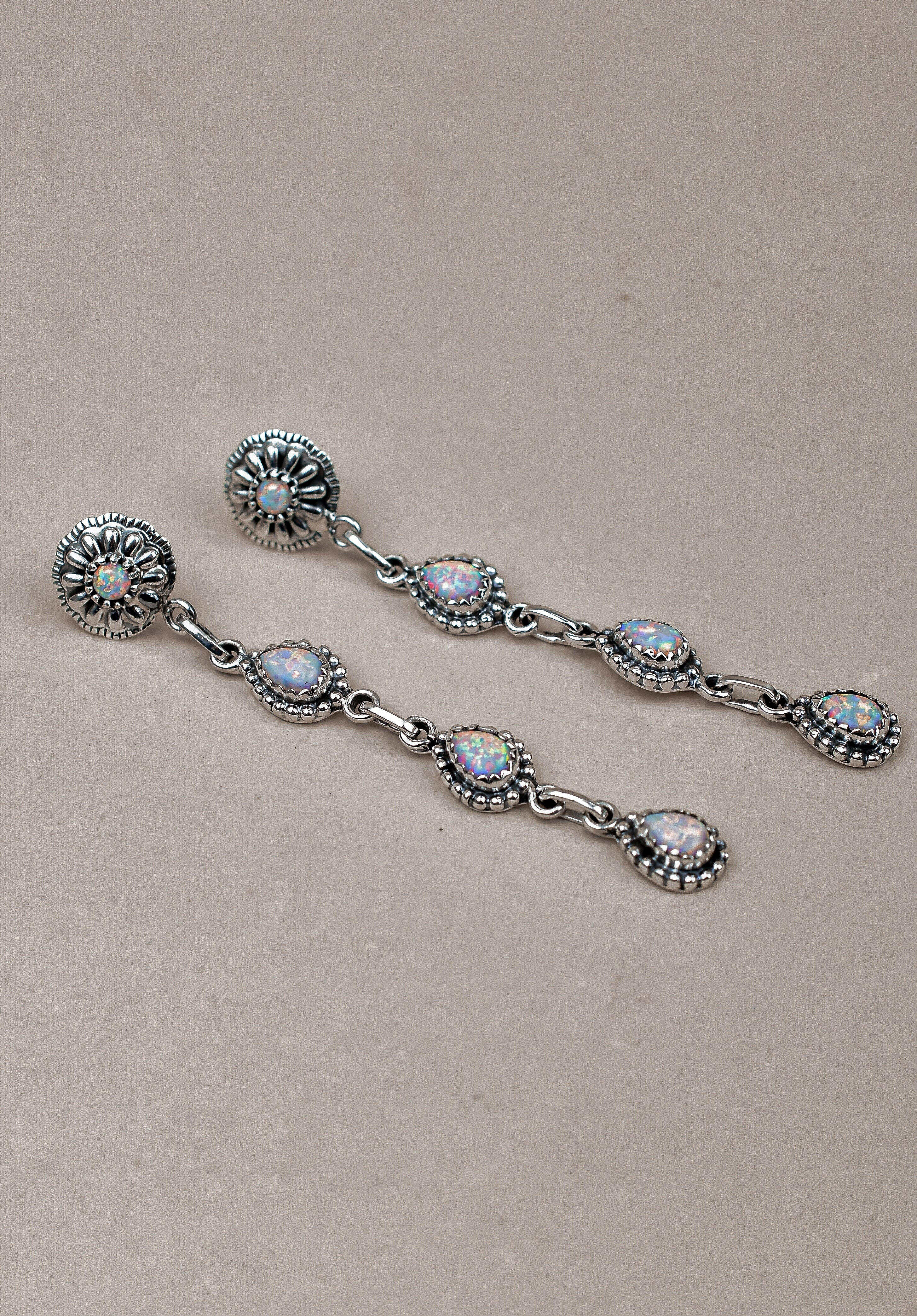 Sterling Silver Tear Drop Earrings-Drop Earrings-Krush Kandy, Women's Online Fashion Boutique Located in Phoenix, Arizona (Scottsdale Area)
