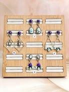 Perfect Touch Berry Dahlia Earrings-Earrings-Krush Kandy, Women's Online Fashion Boutique Located in Phoenix, Arizona (Scottsdale Area)