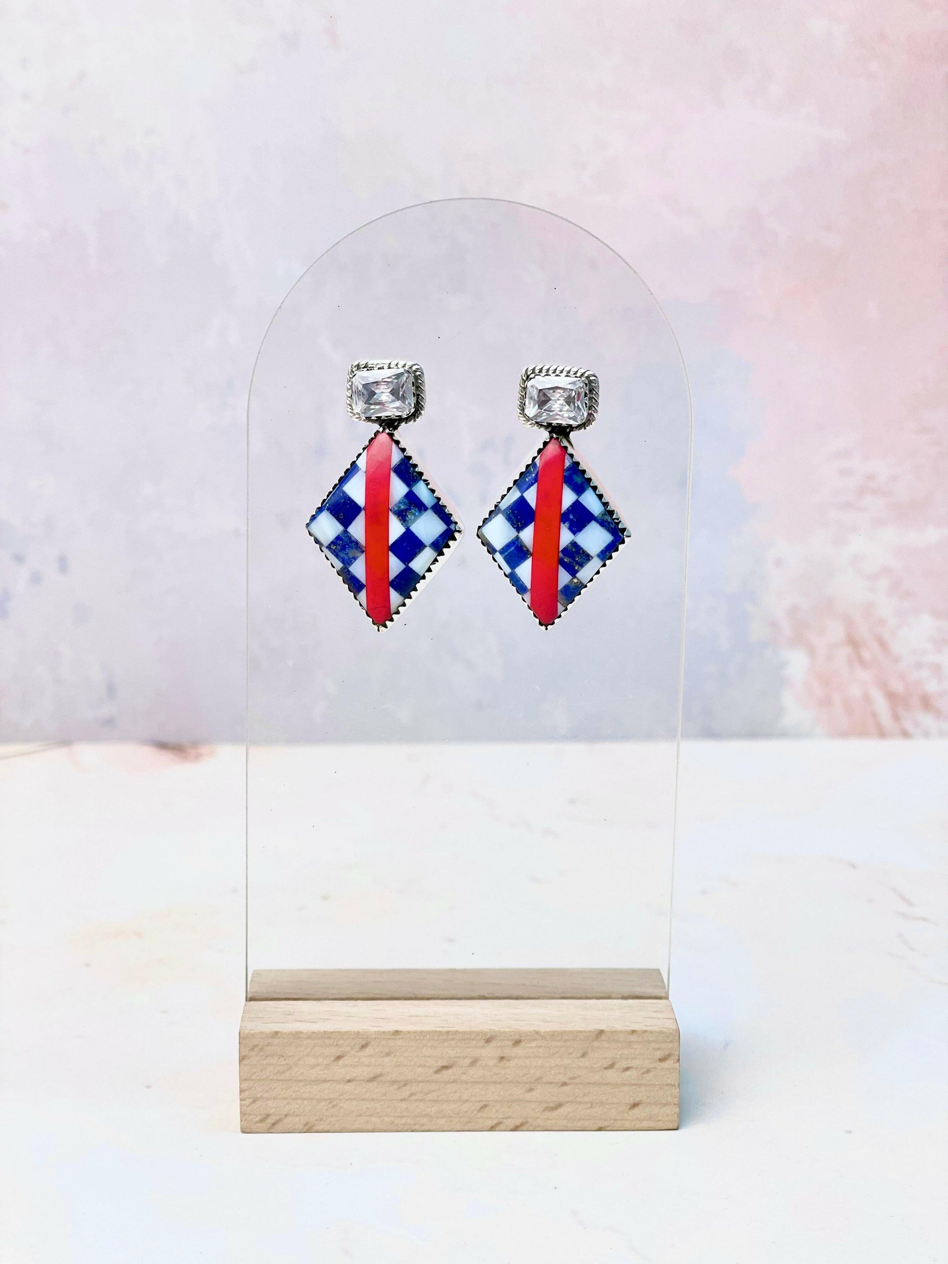 Declaration Dazzle Drops Earrings-Earrings-Krush Kandy, Women's Online Fashion Boutique Located in Phoenix, Arizona (Scottsdale Area)