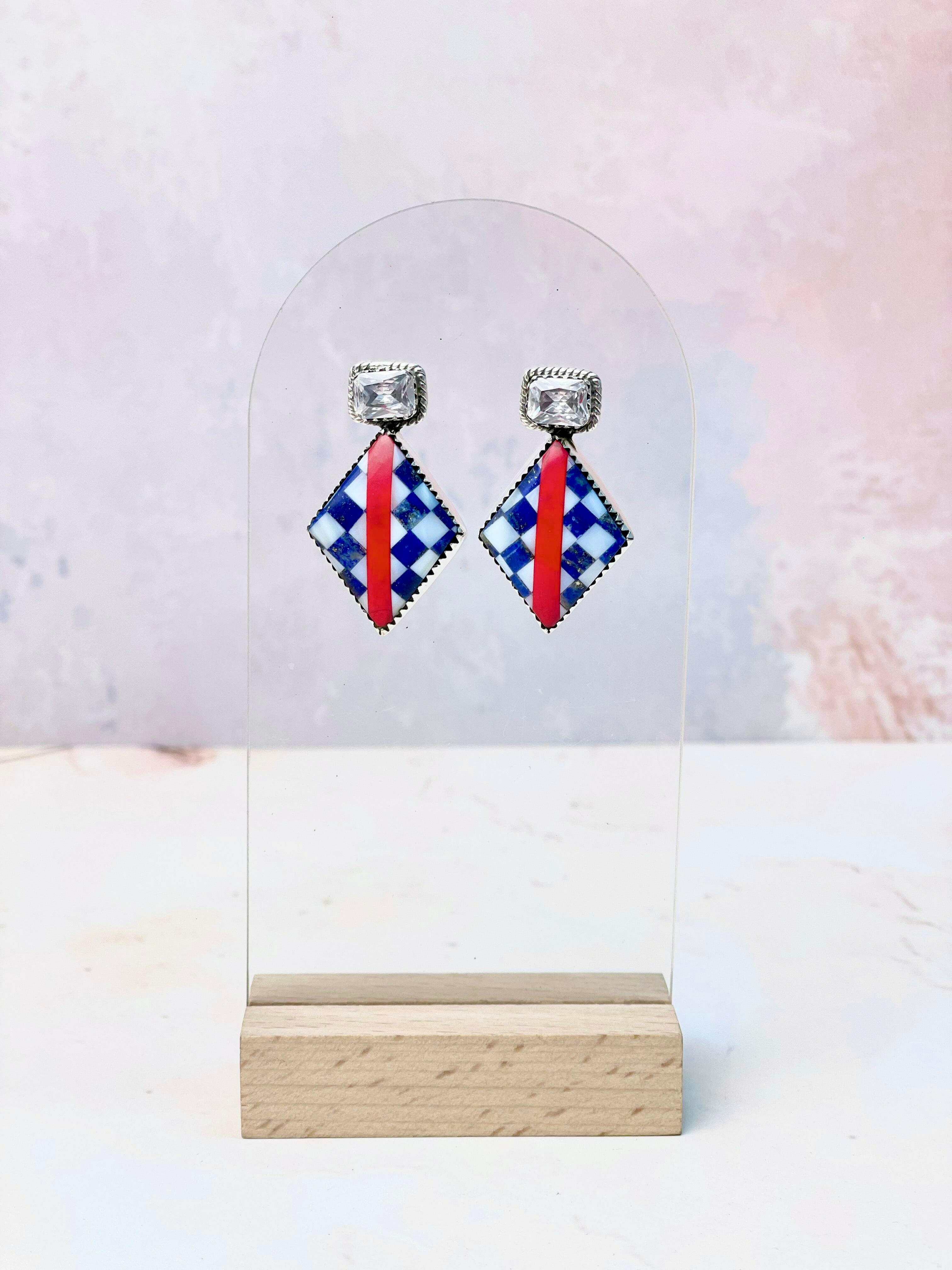 Declaration Dazzle Drops Earrings-Earrings-Krush Kandy, Women's Online Fashion Boutique Located in Phoenix, Arizona (Scottsdale Area)
