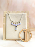 Boho Opal Dangles Necklace Sno 14-Necklaces-Krush Kandy, Women's Online Fashion Boutique Located in Phoenix, Arizona (Scottsdale Area)
