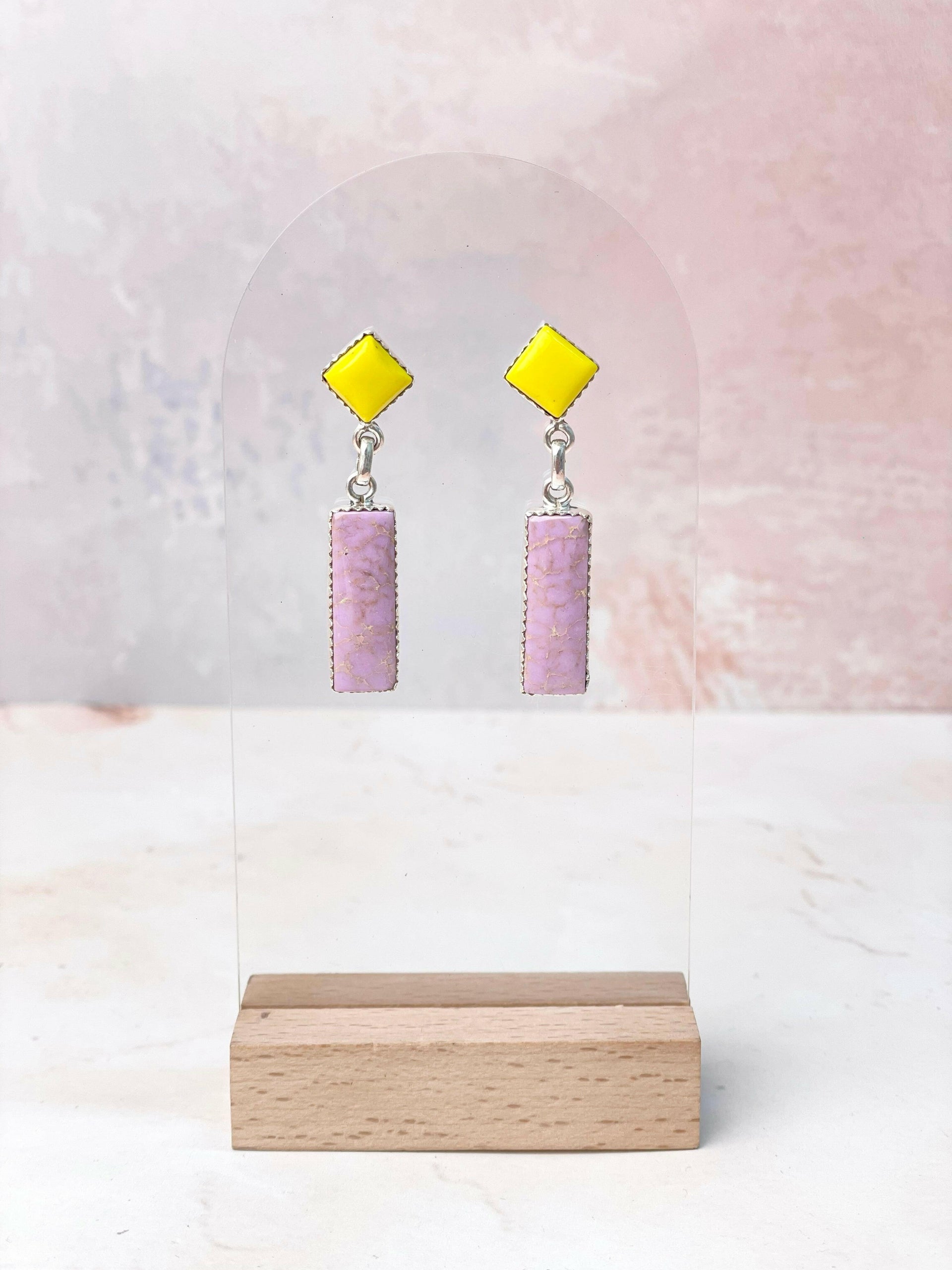 Rosarita Mixed Gem One of a Kind Earrings-Earrings-Krush Kandy, Women's Online Fashion Boutique Located in Phoenix, Arizona (Scottsdale Area)