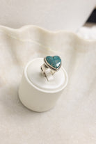 In Love With Turquoise Hearts Sterling Silver Ring-Krush Kandy, Women's Online Fashion Boutique Located in Phoenix, Arizona (Scottsdale Area)