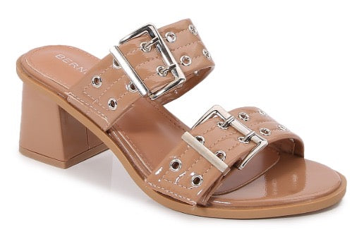 Romi Double Buckle Heel-Heels-Krush Kandy, Women's Online Fashion Boutique Located in Phoenix, Arizona (Scottsdale Area)