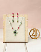 High Desert Glow Jasper Necklace and Earrings Set-Necklaces-Krush Kandy, Women's Online Fashion Boutique Located in Phoenix, Arizona (Scottsdale Area)