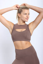 (3 Colors!) Mono B: Hold On Harness Racerback Sports Bra-Sports Bras-Krush Kandy, Women's Online Fashion Boutique Located in Phoenix, Arizona (Scottsdale Area)