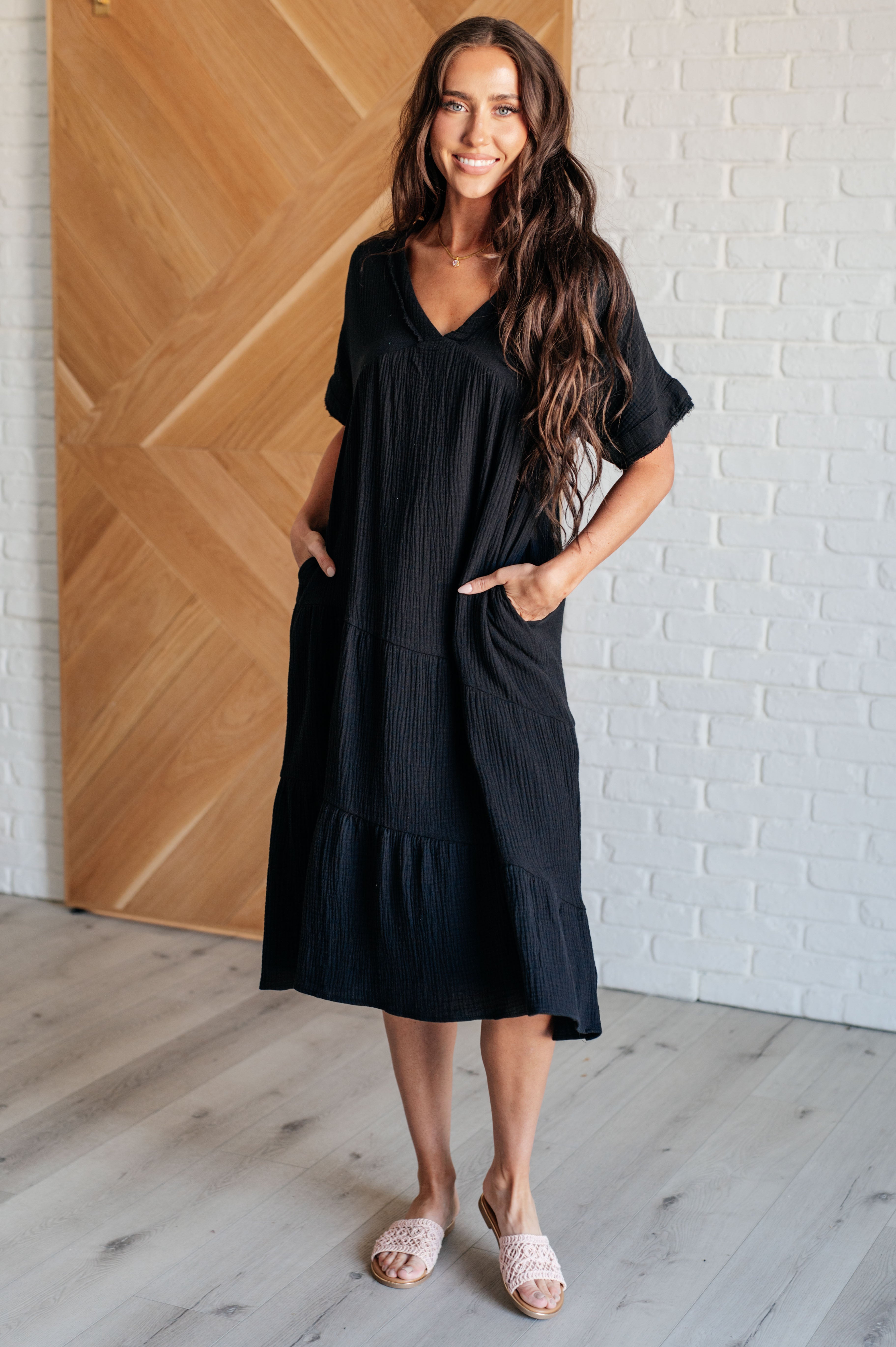 Always Learning Dolman Sleeve Dress in Black-Dresses-Krush Kandy, Women's Online Fashion Boutique Located in Phoenix, Arizona (Scottsdale Area)