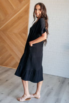 Always Learning Dolman Sleeve Dress in Black-Dresses-Krush Kandy, Women's Online Fashion Boutique Located in Phoenix, Arizona (Scottsdale Area)