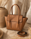 Angelina - Genuine Leather Tote Bag