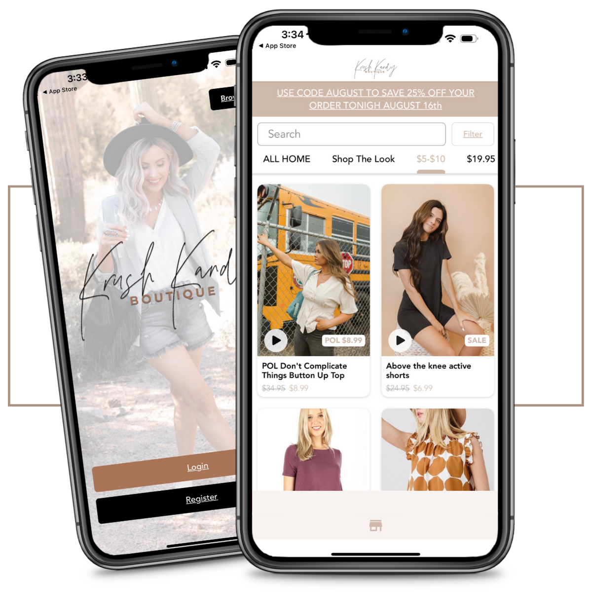 Download our App and shop with Krush Kandy | Best Online Boutique for Women | Clothing, Accessories and More