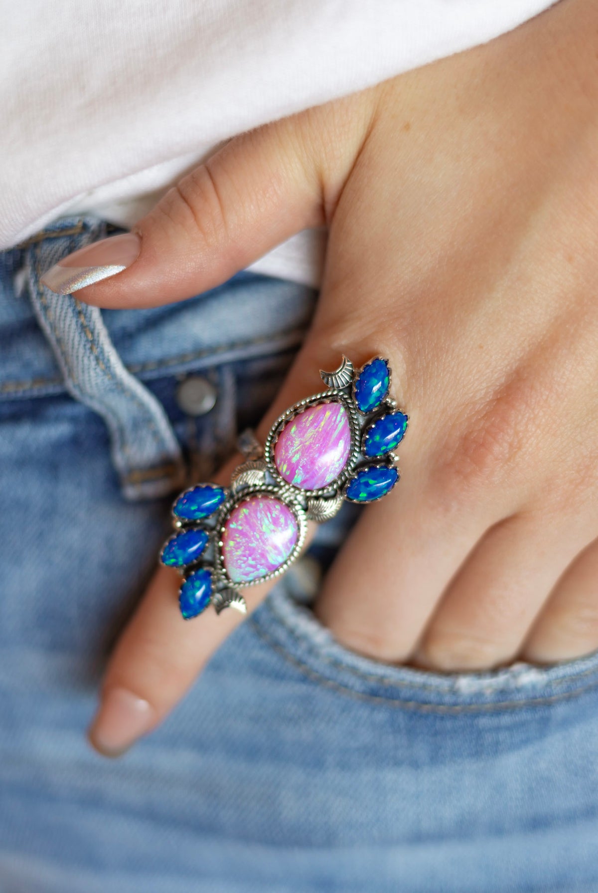 Aurora Pink & Blue Opal Statement Ring S.NO 3.jpeg