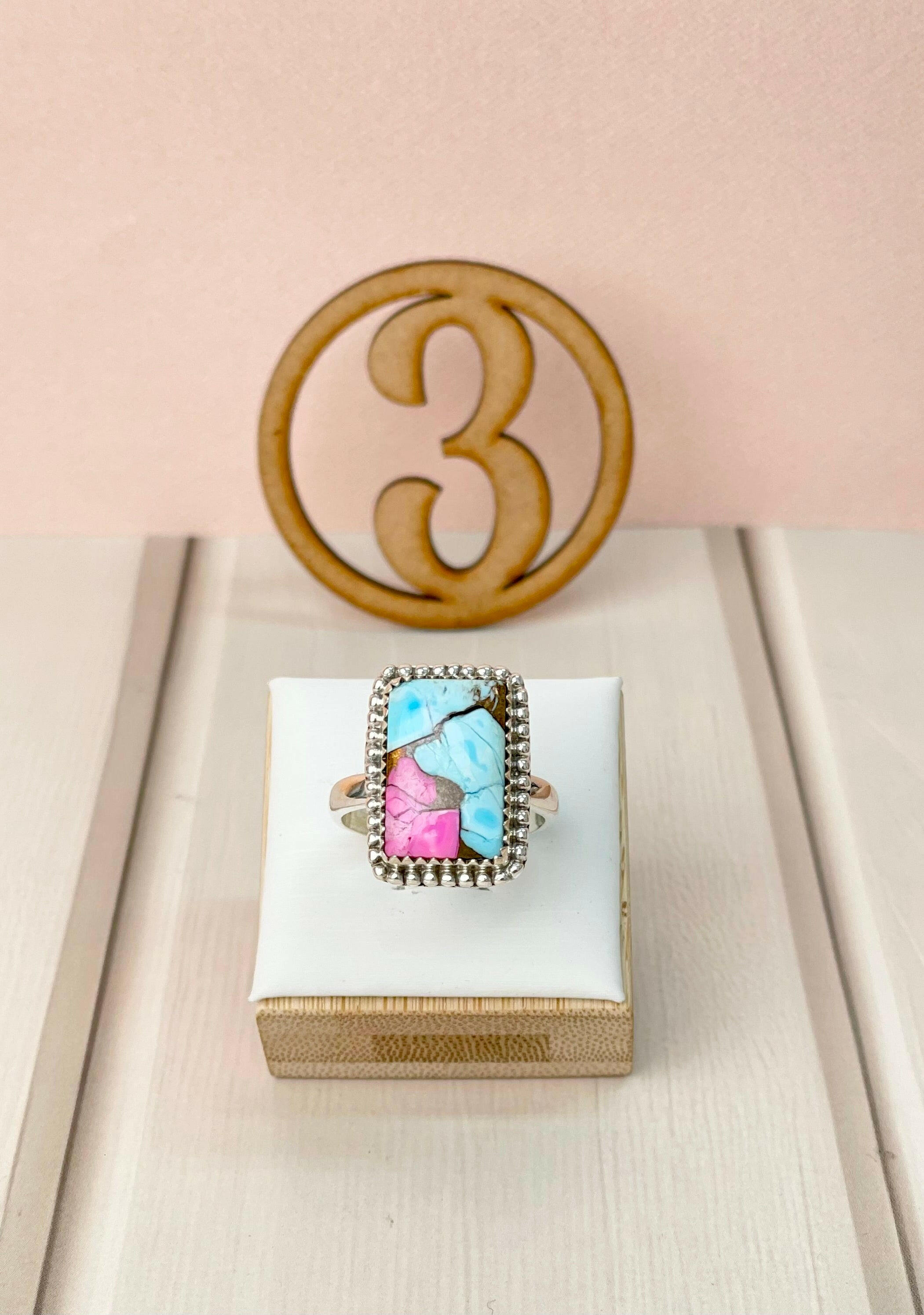 Cotton Candy Boho Bar Rings-Rings-Krush Kandy, Women's Online Fashion Boutique Located in Phoenix, Arizona (Scottsdale Area)
